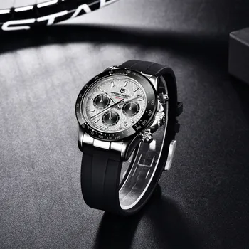 2021 PAGANI DESIGN Mens Relógios de Quartzo Automática de Data de Luxo de Ouro, relógio de Pulso dos Homens Impermeável Cronógrafo Japão VK63 Montre Homme