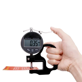 0,01 mm Digital Medidor de Espessura de Ferramentas de Medição Eletrônica Espessura Medida Medidor de Espessura de Papel, de Pano Fino, de Metal Micrômetro