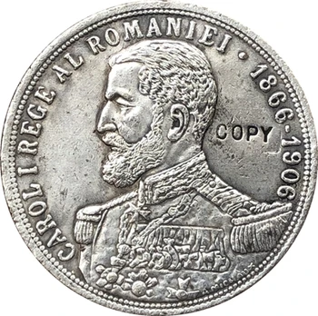 1906 Roménia 25 Lei de Cópia de moedas