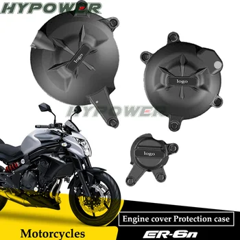 Motocicletas tampa do Motor a Proteção de caso para caso GB de Corrida Para a KAWASAKI ER6N&ER6F 2006-2016 Motor de Cobre de Protetores de