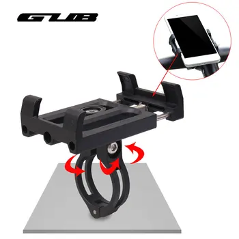 GUB ultralight-plástico do Telefone da Bicicleta do Suporte Giratório de Guidão de Bicicleta de Telefone do Suporte de 3,5