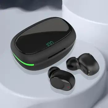 Leitor de música Estável Conexão sem Fio Verdadeiro Fones de ouvido compatível com Bluetooth 5.1 Fones de ouvido para o Office